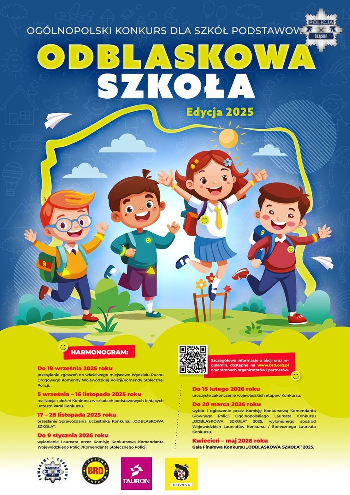 Ruszyła III edycja konkursu Odblaskowa Szkoła Ruszyła III edycja konkursu Odblaskowa Szkoła