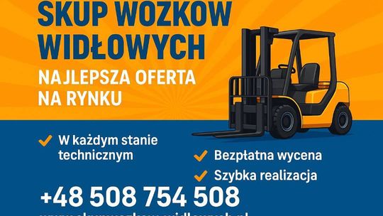 Kupię wózek widłowy używany Jastrzębie Zdrój /Cały Śląsk/ Najlepsze ceny na rynku
