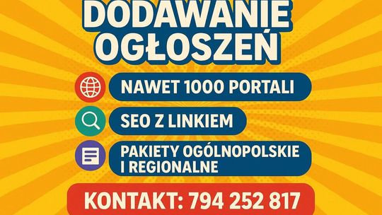 Reklama w internecie - lokalnie, ogólnopolsko, nawet na 1000 portalach/ Bez logowania w setkach portali