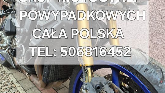 SKUP MOTOCYKLI POWYPADKOWYCH ROZBITYCH PO WYPADKU USZKODZONYCH