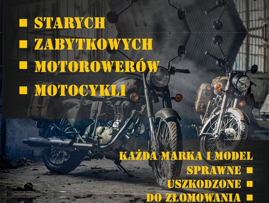 KUPIĘ STARE ZABYTKOWE MOTOCYKLE MOTOROWERY MOTORY!