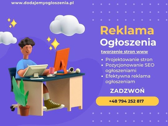 Projektowanie Stron - Pozycjonowanie SEO Ogłoszeniami -  Efektywna Reklama Ogłoszeniami