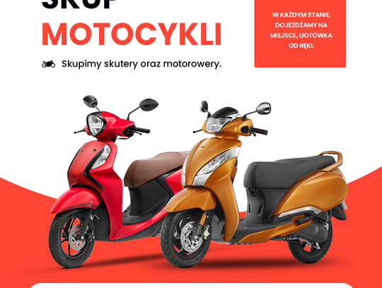 SKUP MOTOCYKLI MOTOROWERÓW SKUTERÓW QUADÓW ATV