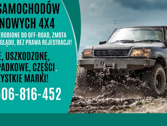 SKUP SAMOCHODÓW AUT TERENOWYCH 4X4 TERENOWE TERENOWY AUTA