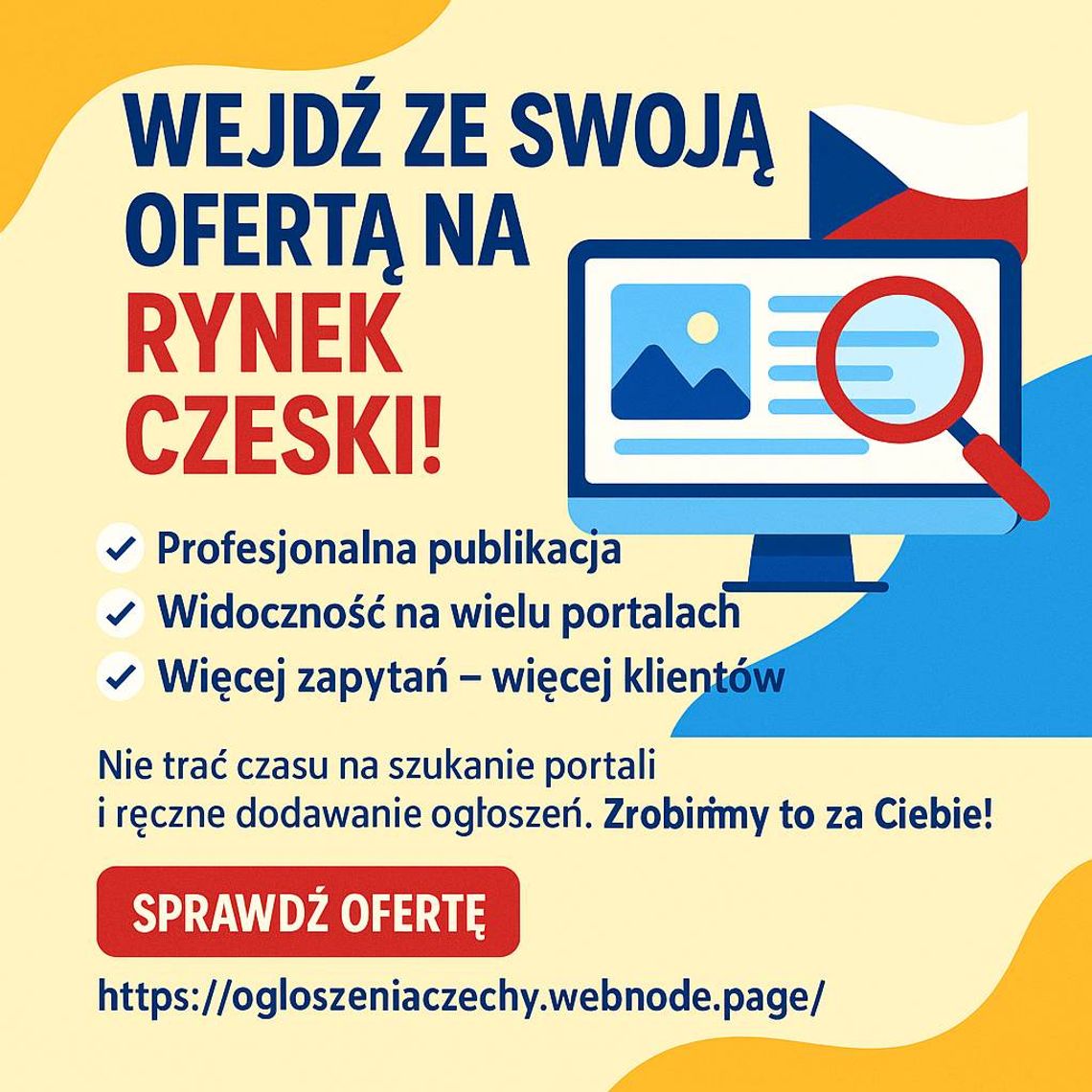 Reklama w Czechach - publikacja ogłoszeń na czeskich portalach Reklama w Czechach - publikacja ogłoszeń na czeskich portalach