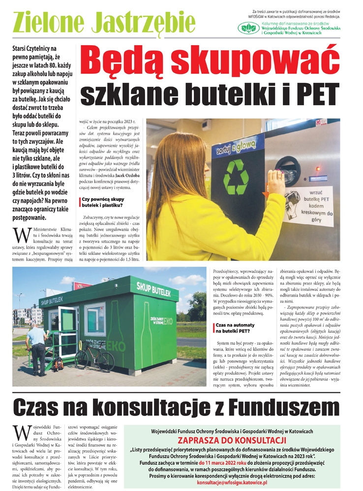 E-wydanie "Zielone Jastrzębie" - luty 2022 str. 1