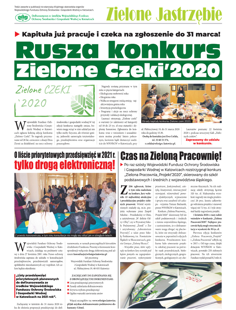 E-wydanie "Zielone Jastrzębie" - marzec 2020 str. 2