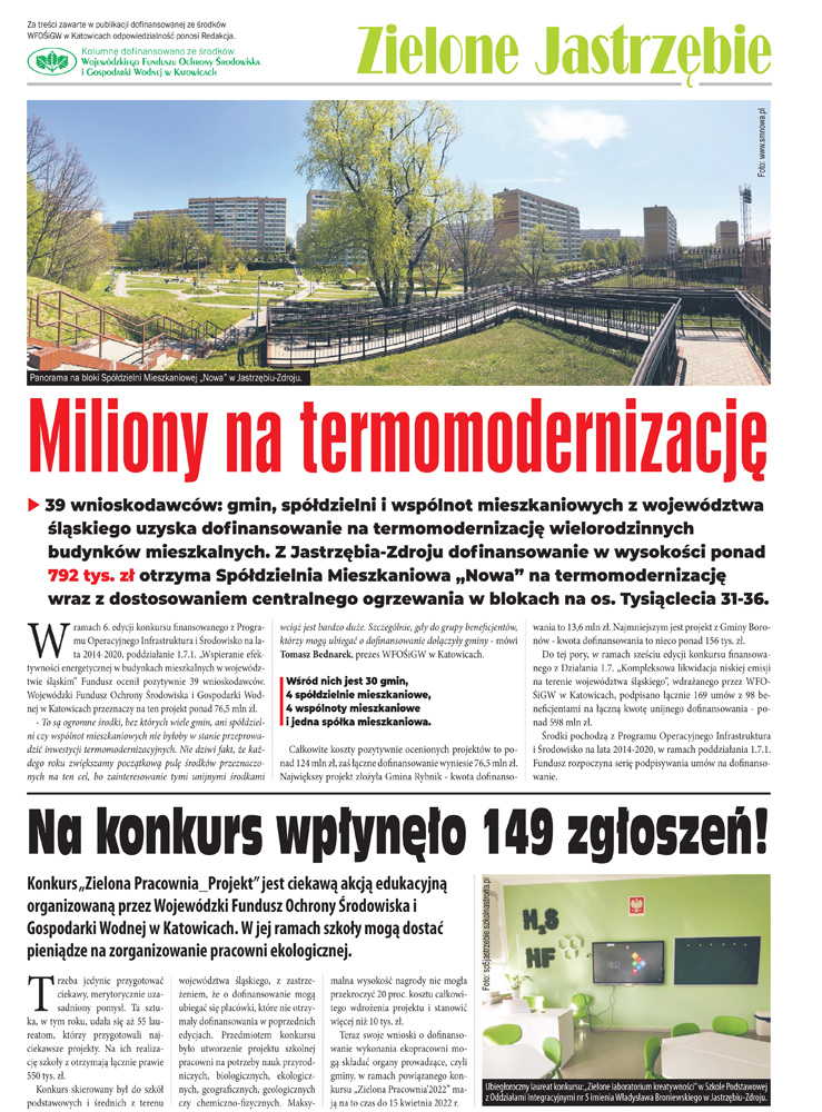 E-wydanie "Zielone Jastrzębie" - marzec 2022 str. 2