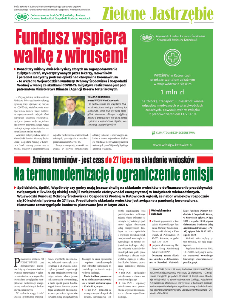 E-wydanie "Zielone Jastrzębie" - kwiecień 2020 str. 2