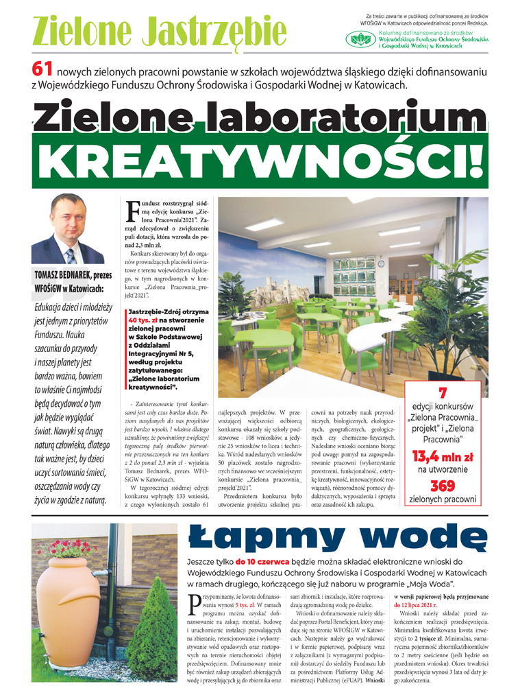 E-wydanie "Zielone Jastrzębie" - maj 2021 str. 1
