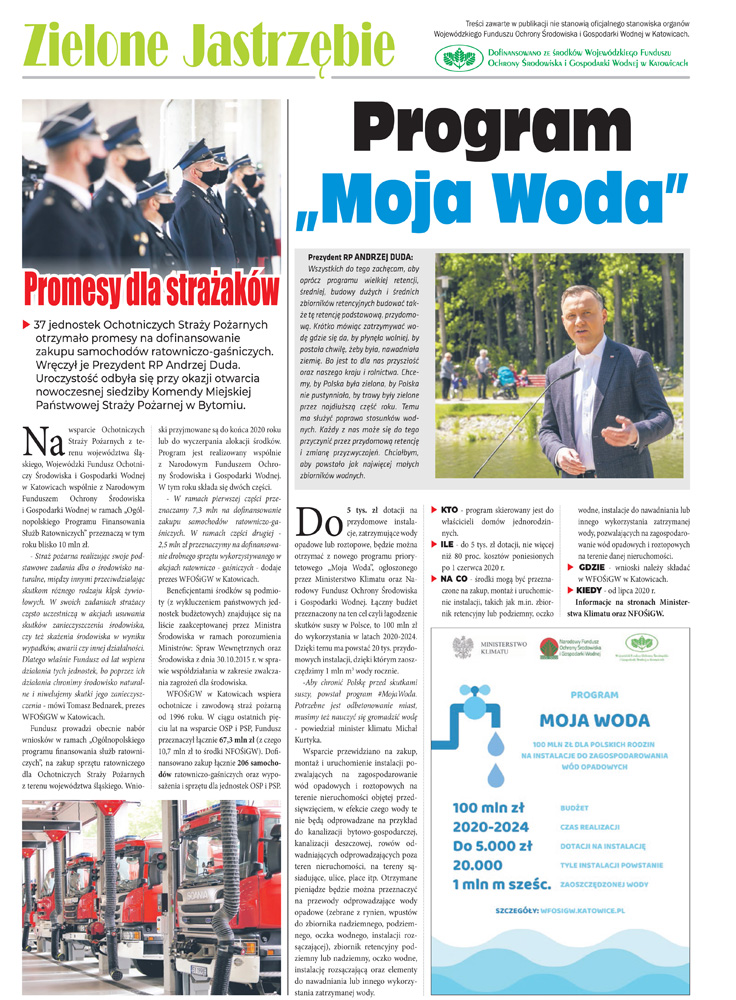 E-wydanie "Zielone Jastrzębie" - czerwiec 2020 str. 1