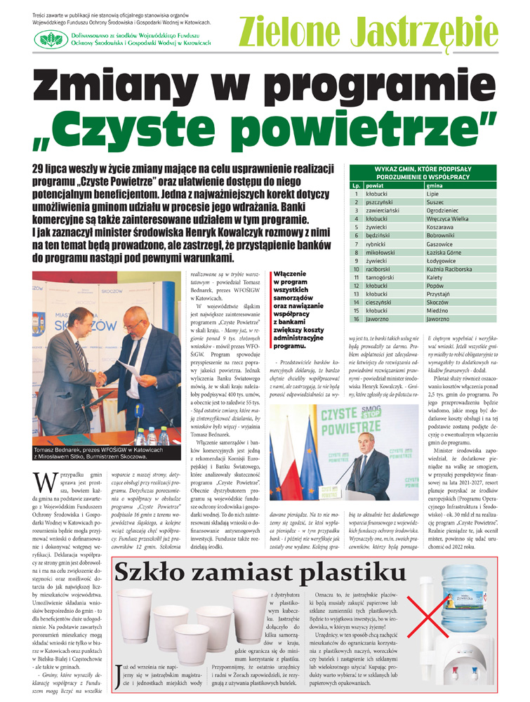 E-wydanie "Zielone Jastrzębie" - sierpień 2019 str. 2