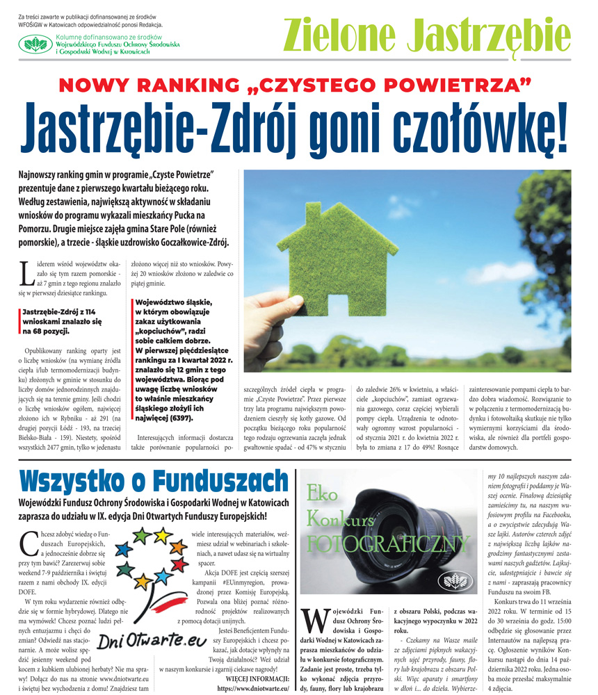 E-wydanie "Zielone Jastrzębie" - sierpień 2022 str. 2