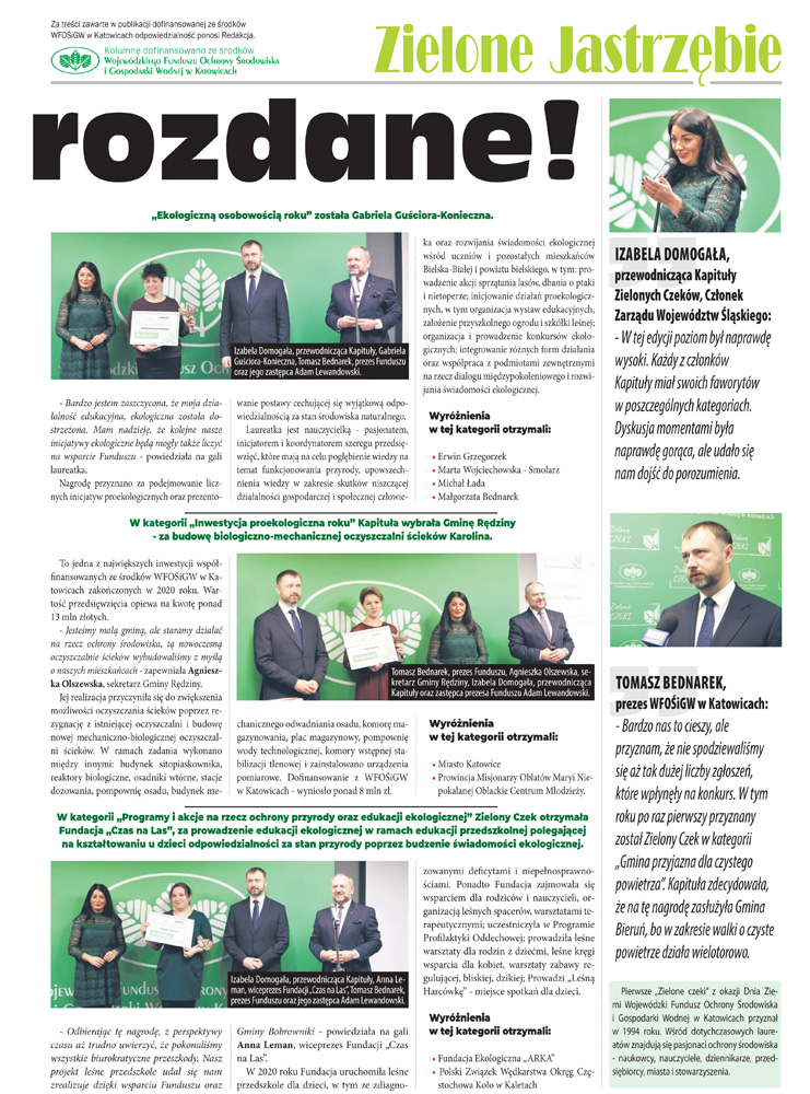 E-wydanie "Zielone Jastrzębie" - grudzień 2021 str. 2