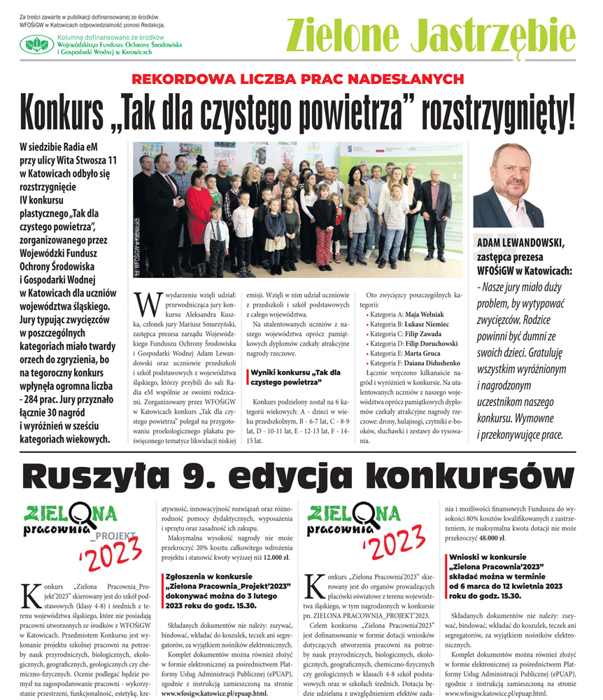 E-wydanie "Zielone Jastrzębie" - grudzień 2022 str. 2