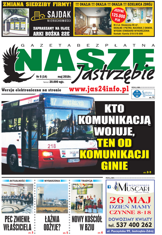 E-wydanie "Nasze Jastrzębie" - maj 2016