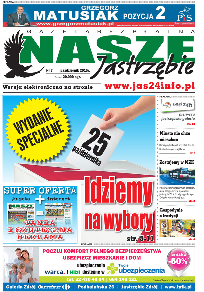 E-wydanie "Nasze Jastrzębie" - październik 2015