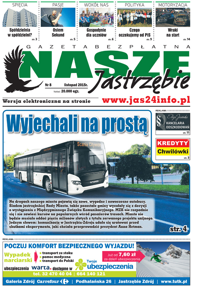 E-wydanie "Nasze Jastrzębie" - listopad 2015